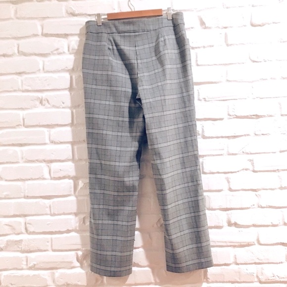 Stretchy Pull On Plaid Trousers, 34" Waist - Picture 6 of 6